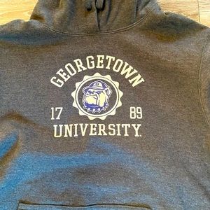 Georgetown Hoodie Grey New Medium Unisex